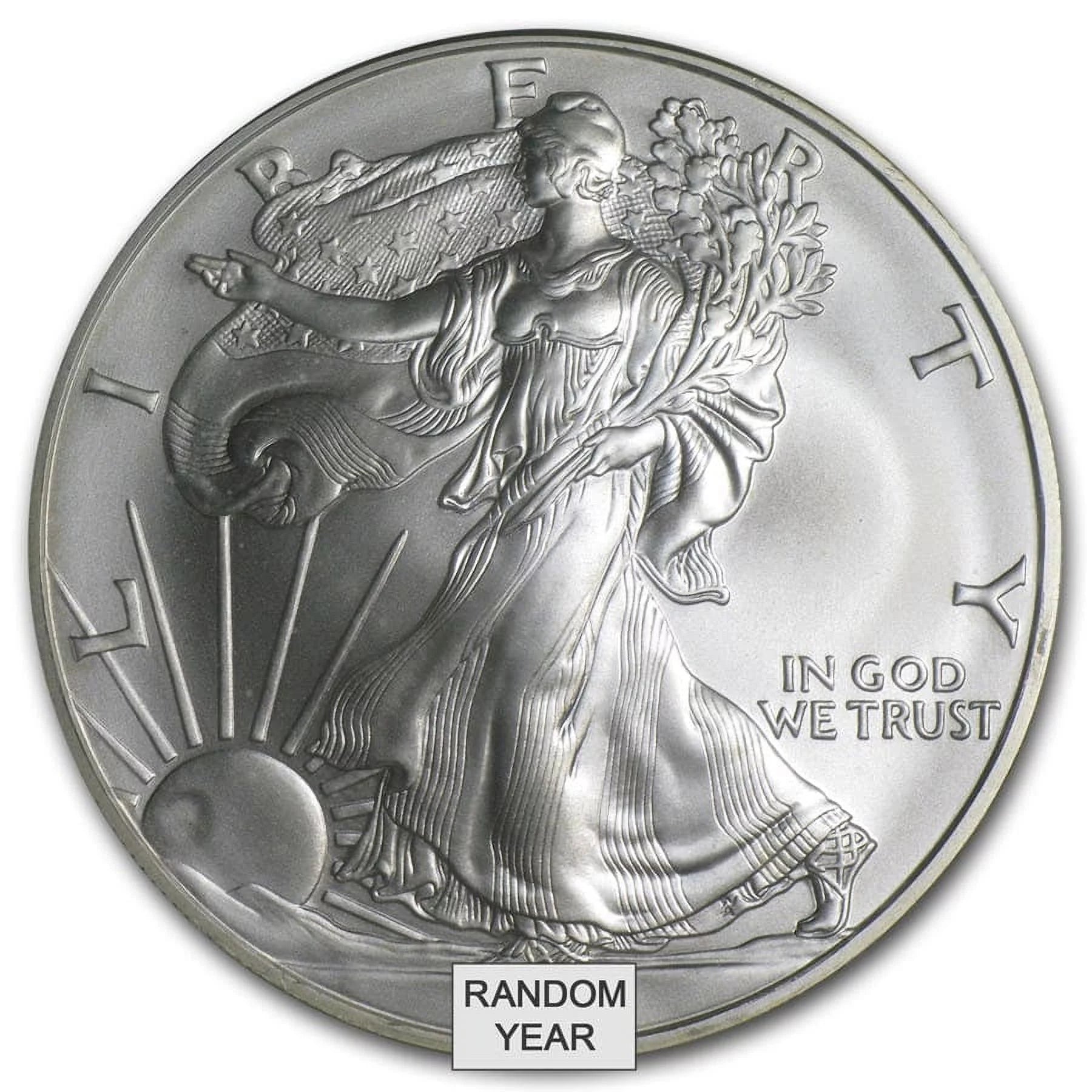 1 Oz American Silver Eagle MS-70 PCGS (Random Year)