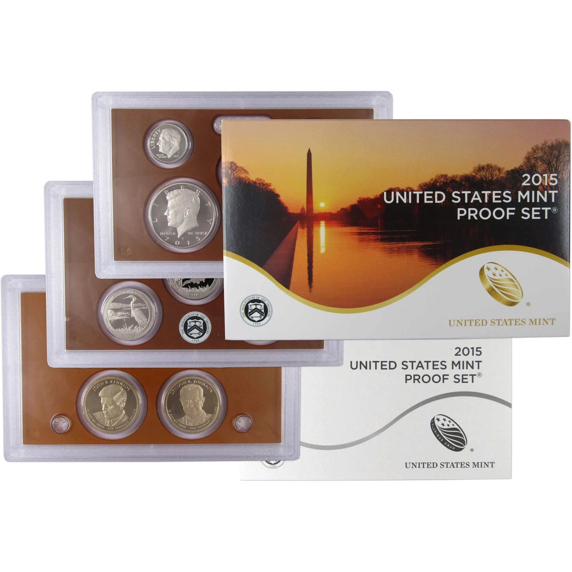 2015 Clad Proof Set U.S. Mint Original Government Packaging OGP COA