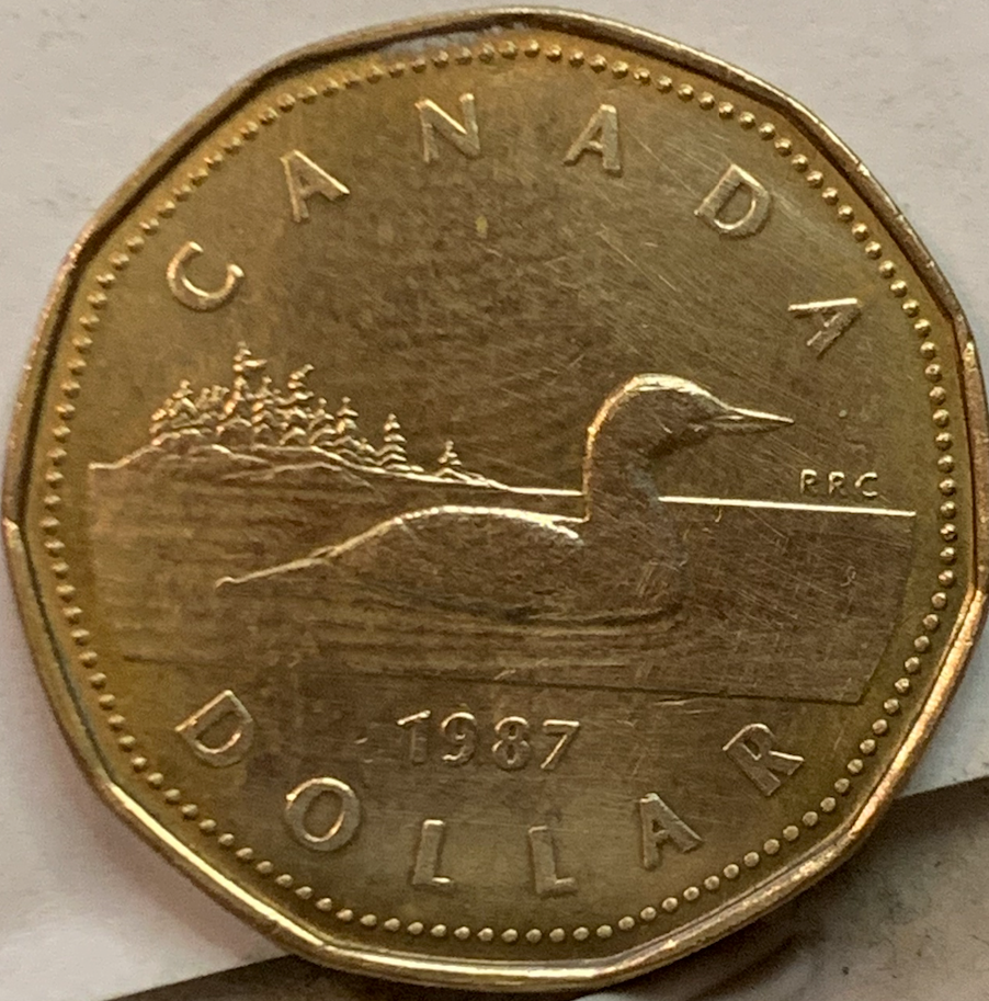 1988,1987 Canada 1 Dollar Coin – Free 1990 Bonus Coin Included