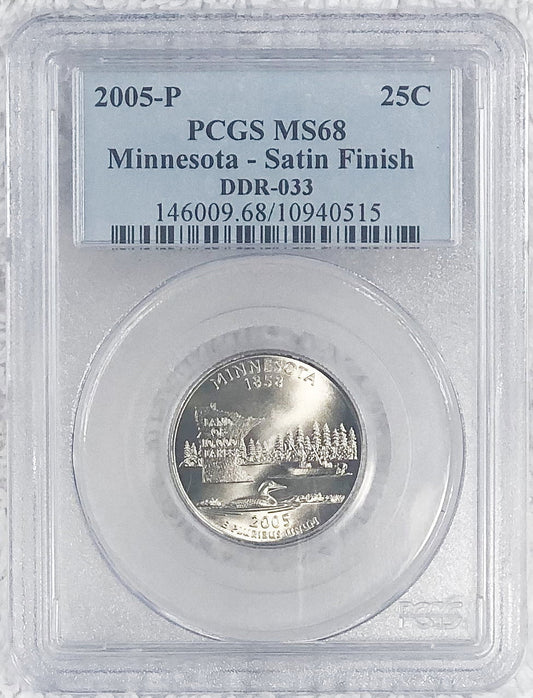 Error Uncirculated PCGS MS Mint State Coin Precious Metal Copper Nickel DDR 2005-P