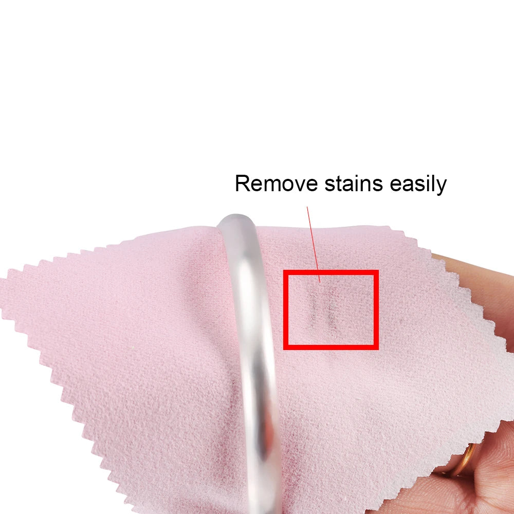 10-50pcs Soft Polishing Cloths – For Silver & Gold Jewelry”