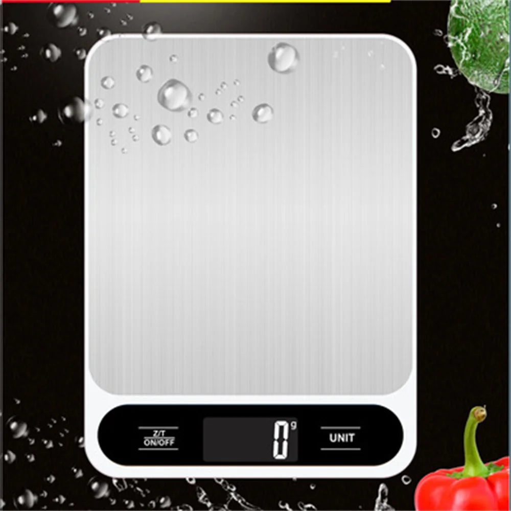 High Precision Kitchen and Coin Collectors Scale - 5kg/10kg Capacity with LCD Display"