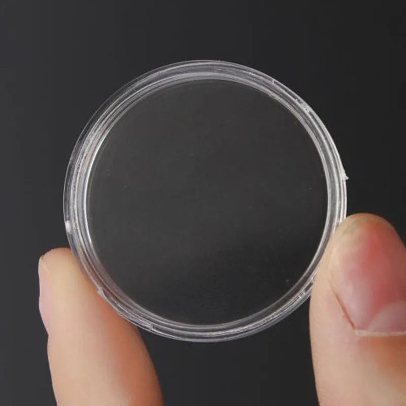 Best Seller: 100pcs Clear Round Coin Capsules for Ultimate Collection Protection"