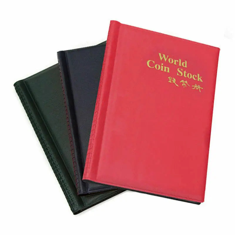 "Ultimate Coin Collectors' Choice: 120/60 Grid Coin Album with Premium PU Case"
