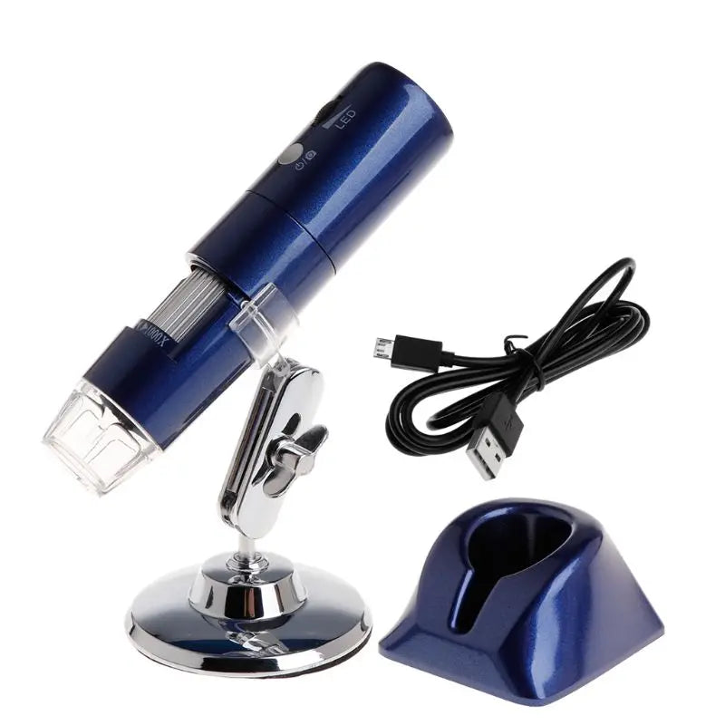 Collectible WiFi 1000X Microscope - Ideal for Detailed Magnification and Mobile Connectivity"
