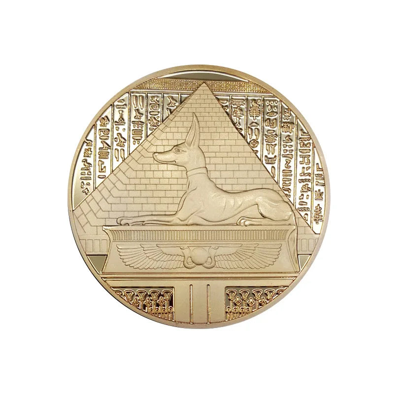 Egyptian Anubis Coin - Perfect Gift for Collectors and History Enthusiasts"
