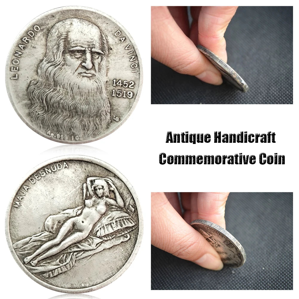 1452-1519 Da Vinci Memorial Coin - Perfect Souvenir and Collectible Gift"