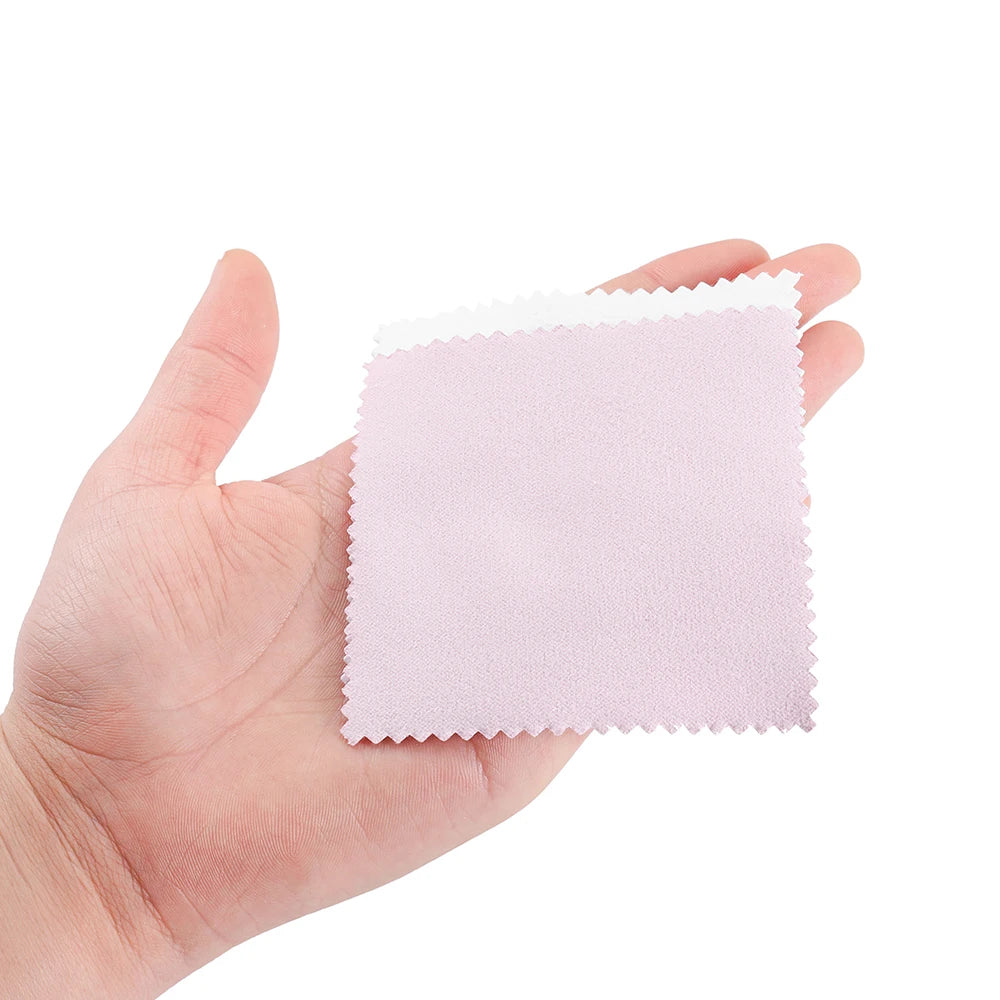 10-50pcs Soft Polishing Cloths – For Silver & Gold Jewelry”