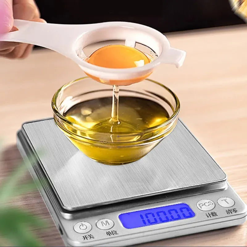 HEARTKEY USB Charging Food Scale - Digital Kitchen Balance with Tray"