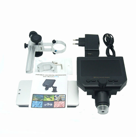 Portable 4.3 Inch HD Digital Microscope: Perfect for Soldering & Magnification"