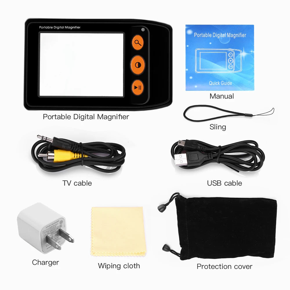 Versatile Eyoyo 3.5'' LCD Magnifier 25X: Perfect for Detailed Coin and Banknote Analysis"