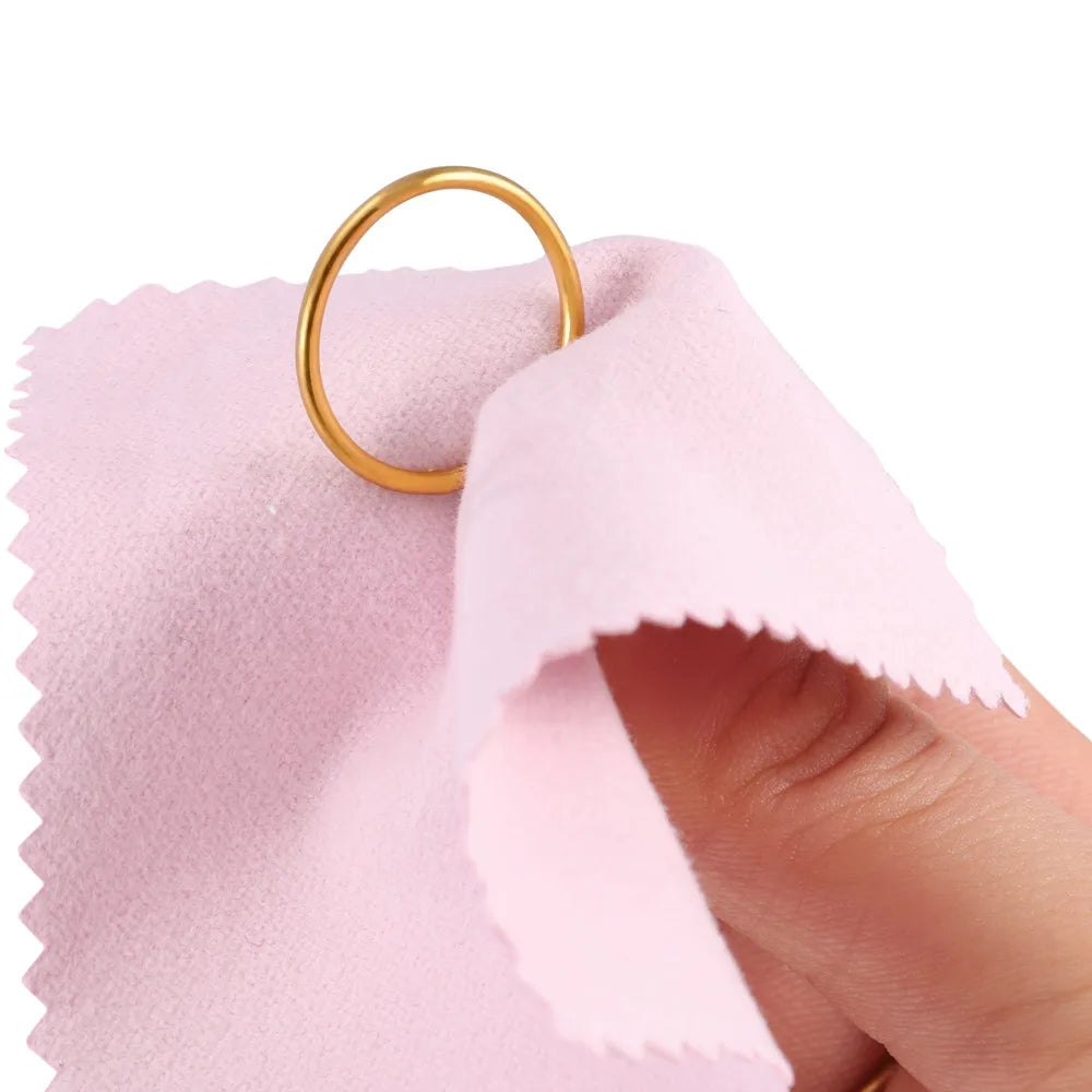 10-50pcs Soft Polishing Cloths – For Silver & Gold Jewelry”