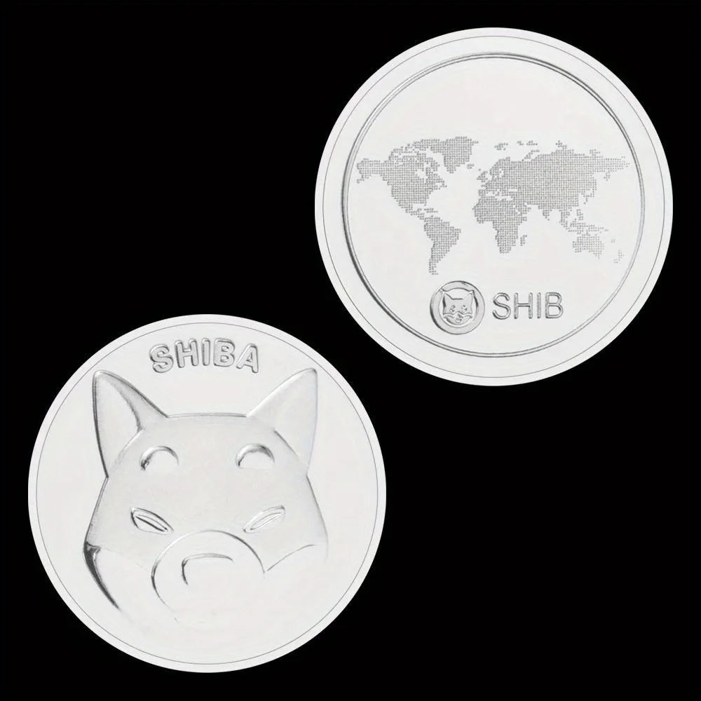2. "SHIBA Commemorative Coin: Exquisite Gold Plated Collectible for Art & Home Decoration"