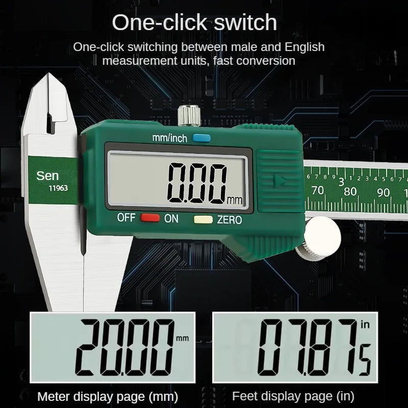 Top-Quality Digital Vernier Caliper – Perfect for Accurate Measurements"