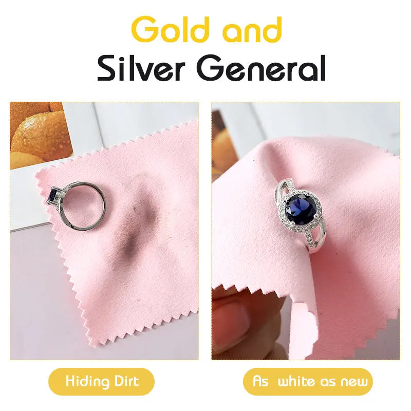 Silver Cleaning Cloths – Non-Toxic Wipes for Jewelry & Coins