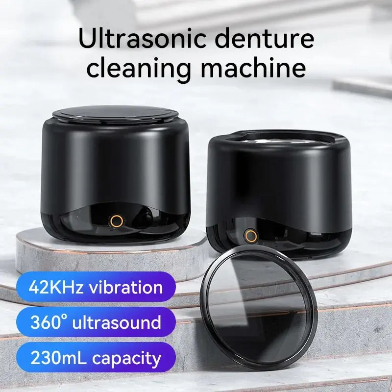 Professional 42-45KHz Ultrasonic Cleaner for Dentures & Jewelry