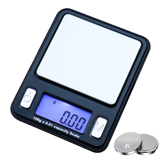 Versatile Mini Electronic Scale - 100g Capacity with Tare Function"