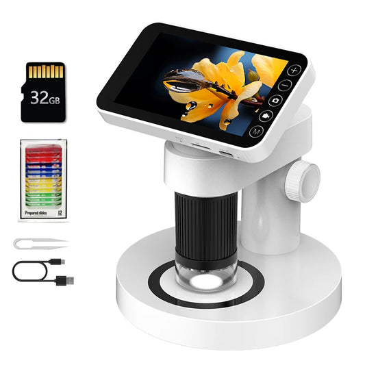 Collectible Xiyear 4'' Digital Microscope 1000X: Perfect for Detailed Coin and Banknote Analysis"