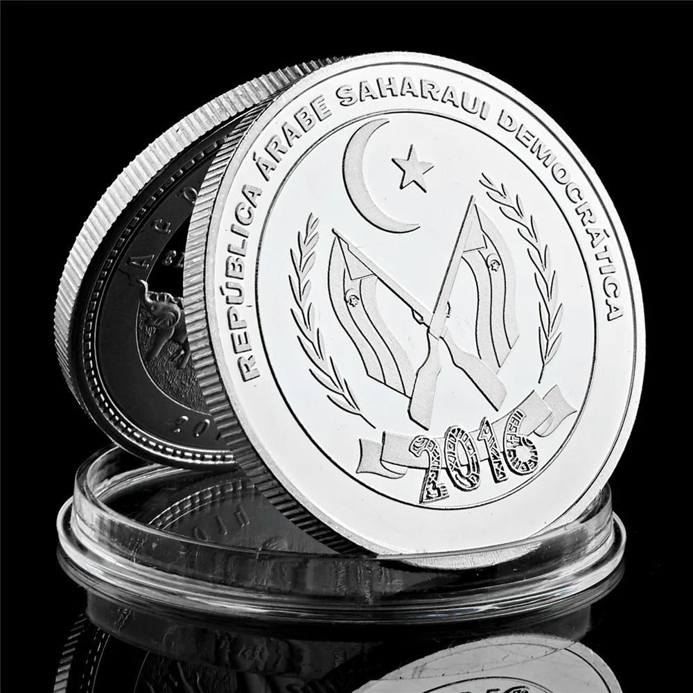 2016 Bastet Egyptian Mythology Silver Plated Coin - Home Decor Collection