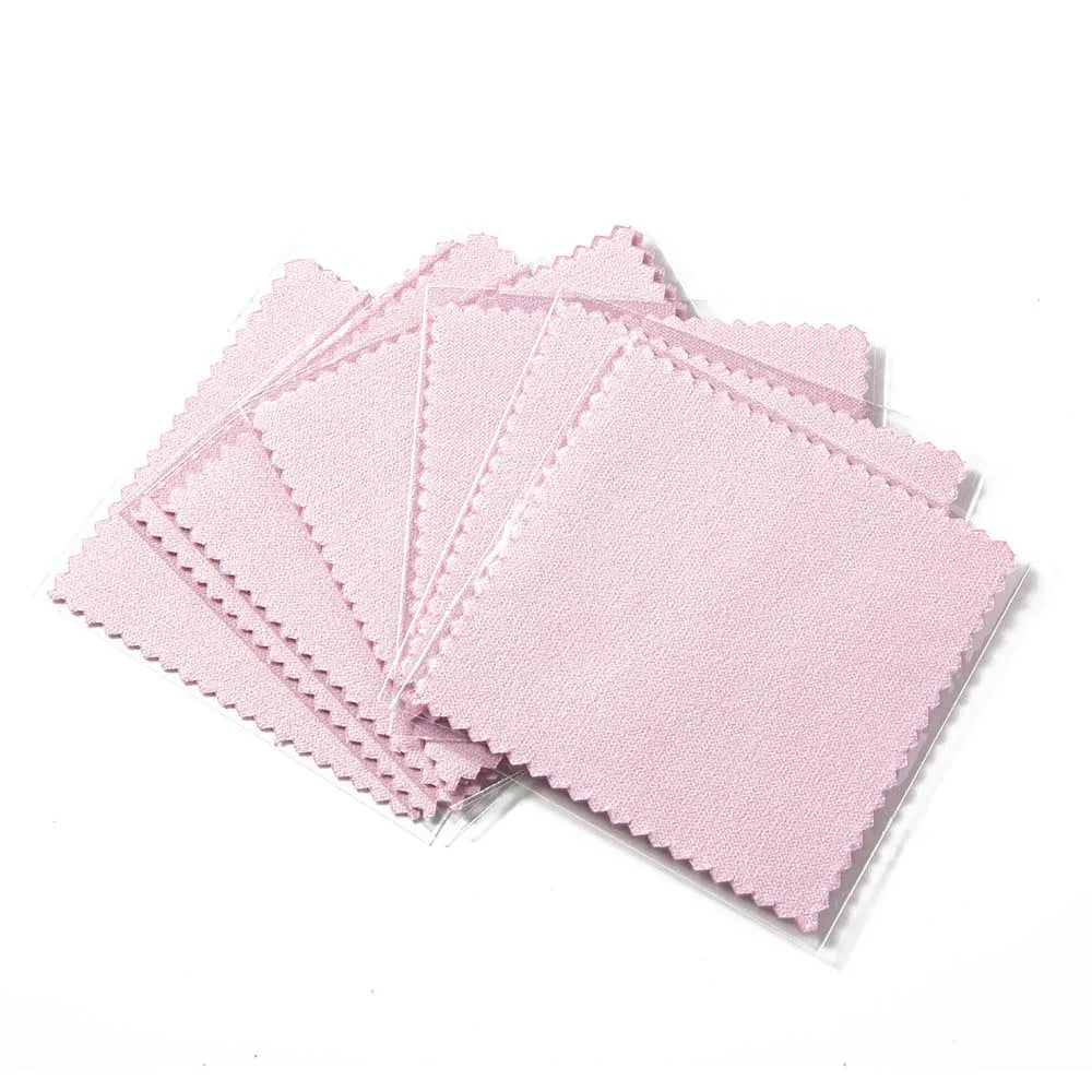 50 Silver Jewelry Polishing Cloths – Anti-Tarnish Napkins”