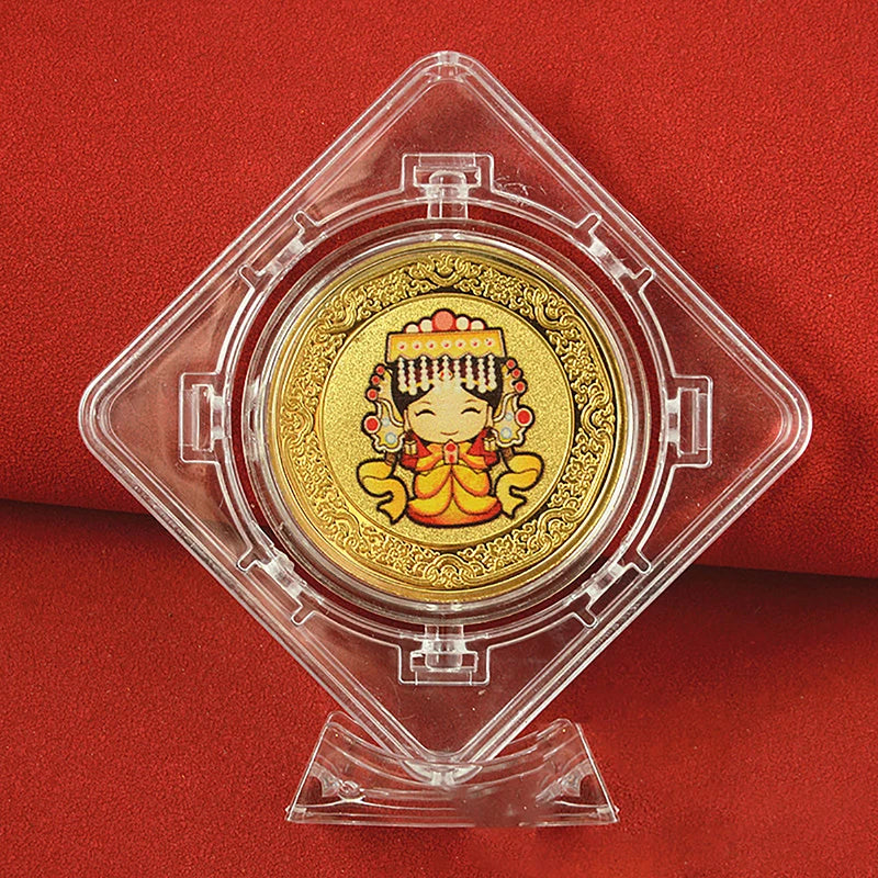 Premium 40mm Coin Holder with Rotary Stand - Showcase Your Coins Elegantly"