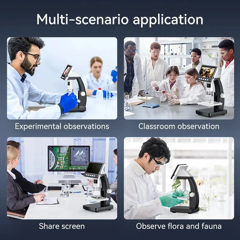 Versatile 1000X USB Digital Microscope for Coins & Electronics Repair"