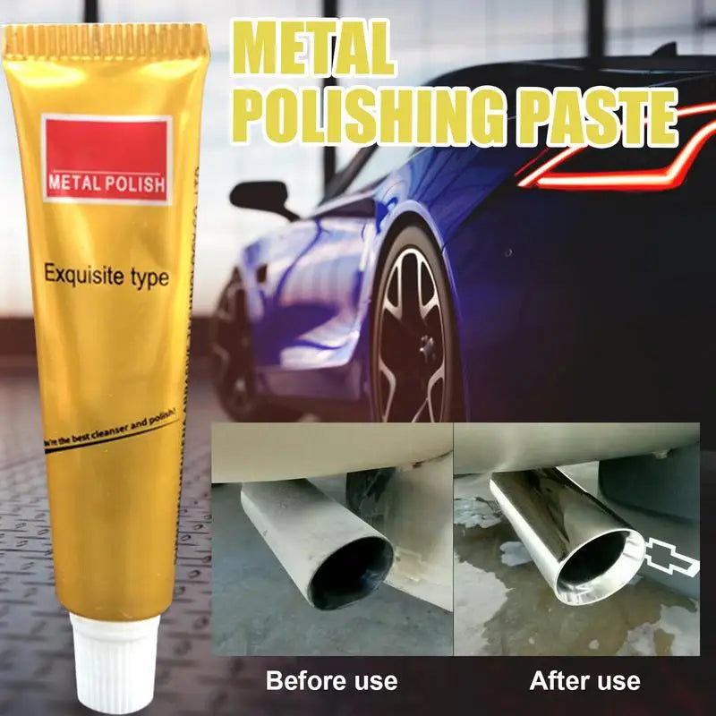 Premium Metal Polish Cream – Clean &amp; Restore Shine to Rusted Metals Instantly"