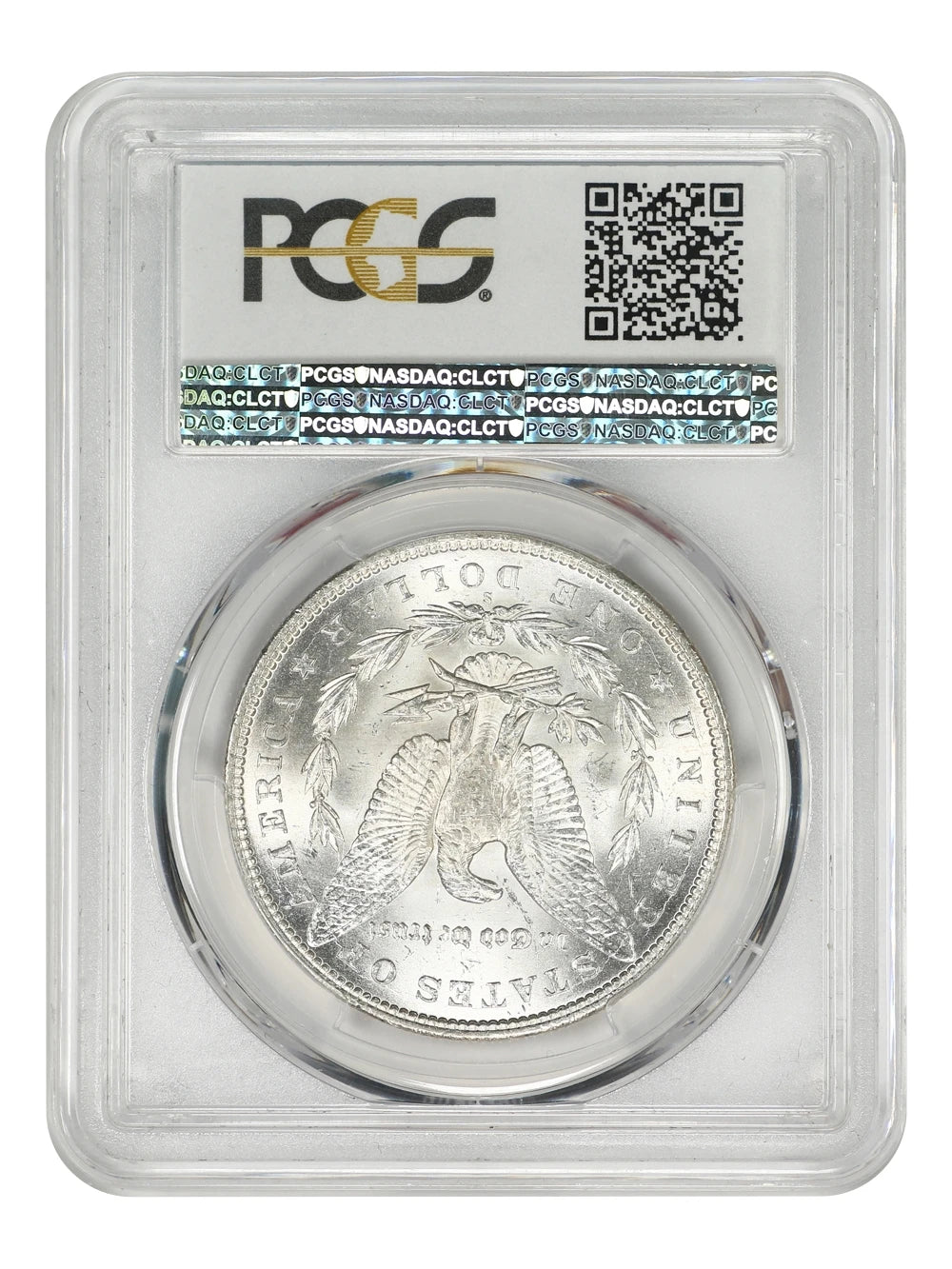 1896-S Morgan Dollar Coin - 90% Silver - Graded MS64 NGC/PCGS Case