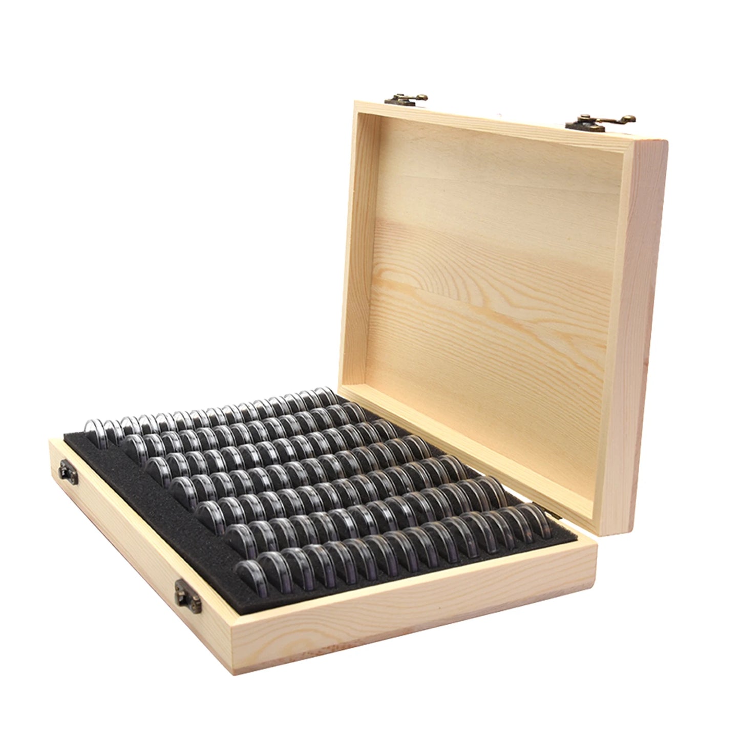Unique Wooden Coin Display Case - Adjustable and Stylish for Collectors"
