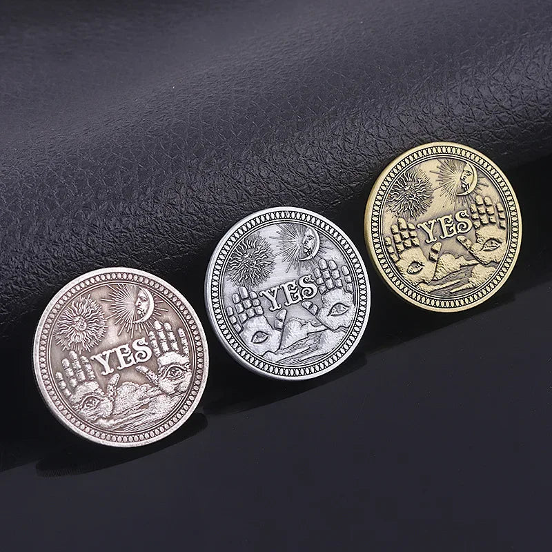 "Exquisite Yes/No Souvenir Coin – Ideal for Home Decoration and Business Gifts!"