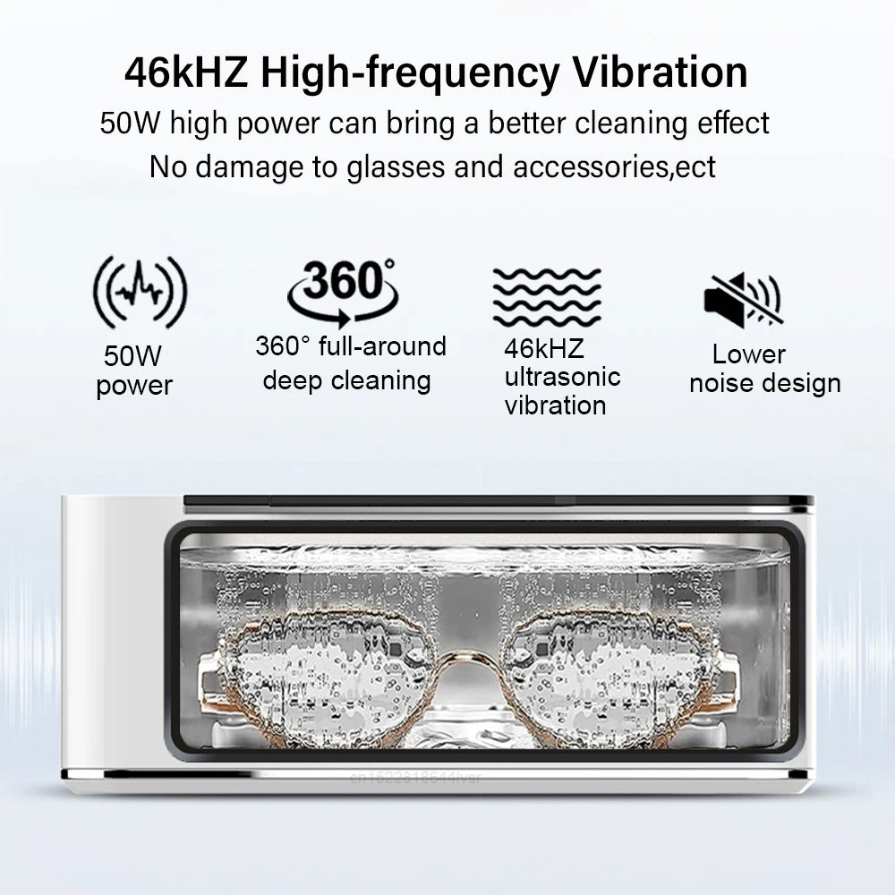 High-Frequency 35W Ultrasonic Cleaner for Jewelry & Glasses