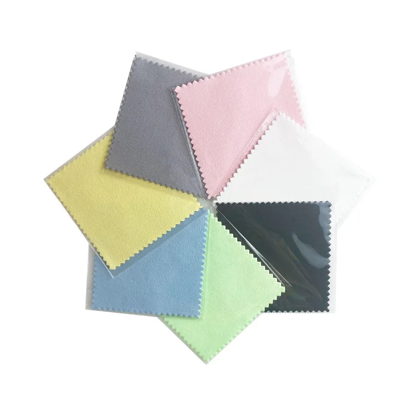 Top-Rated 100Pcs 8x8cm Polishing Cloths – Ideal for Jewelry, Glasses, and Watches"