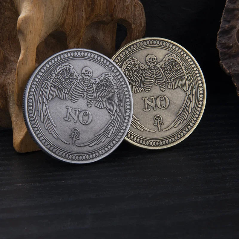 "Exquisite Yes/No Souvenir Coin – Ideal for Home Decoration and Business Gifts!"