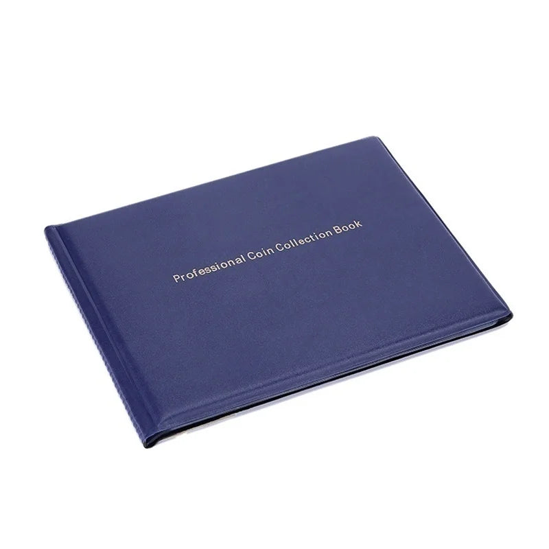 High-Quality 240/120 Pocket Coin Storage Album - 10 Page Royal Coin Collection Holder