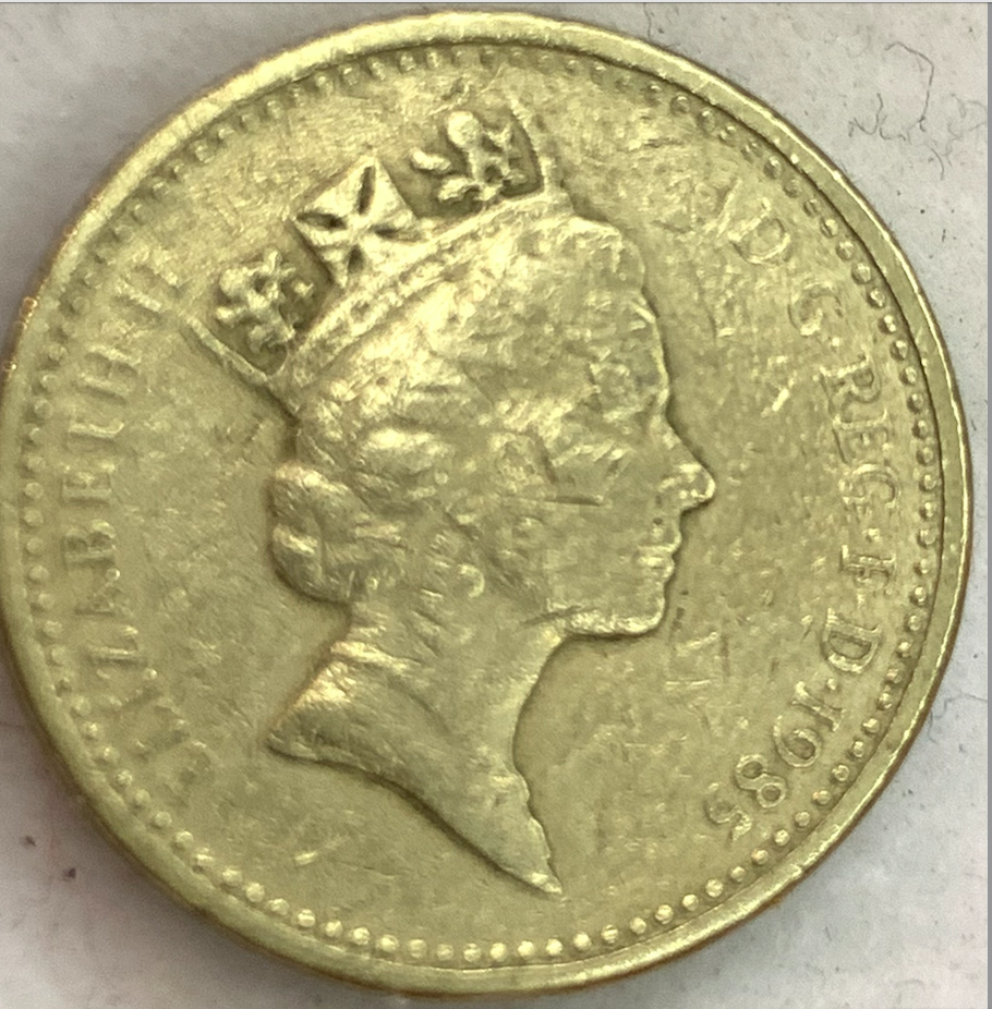 Historical 1985 United Kingdom 1 Pound Coin - Limited Edition Gem