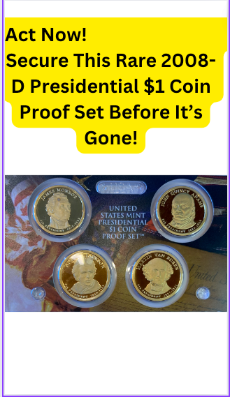 Mint 2008-D Presidential $1 Proof Set: Iconic U.S. Presidents Series