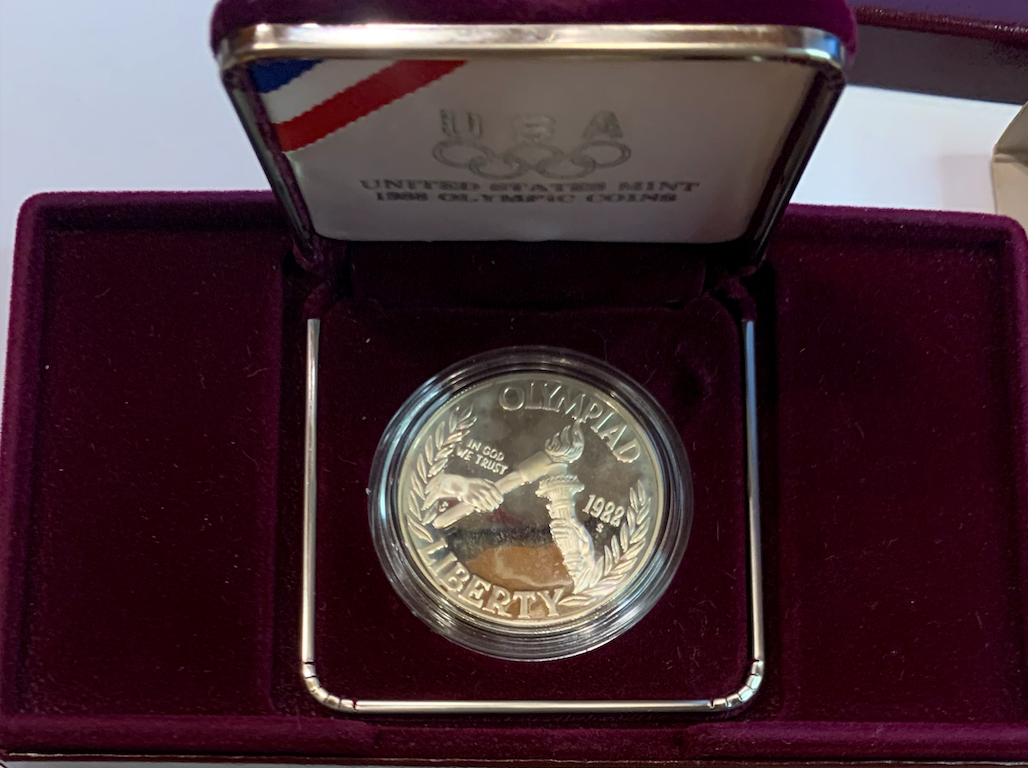 Mint 1988-S Proof Olympic Silver Dollar: Celebrating the Olympic Games