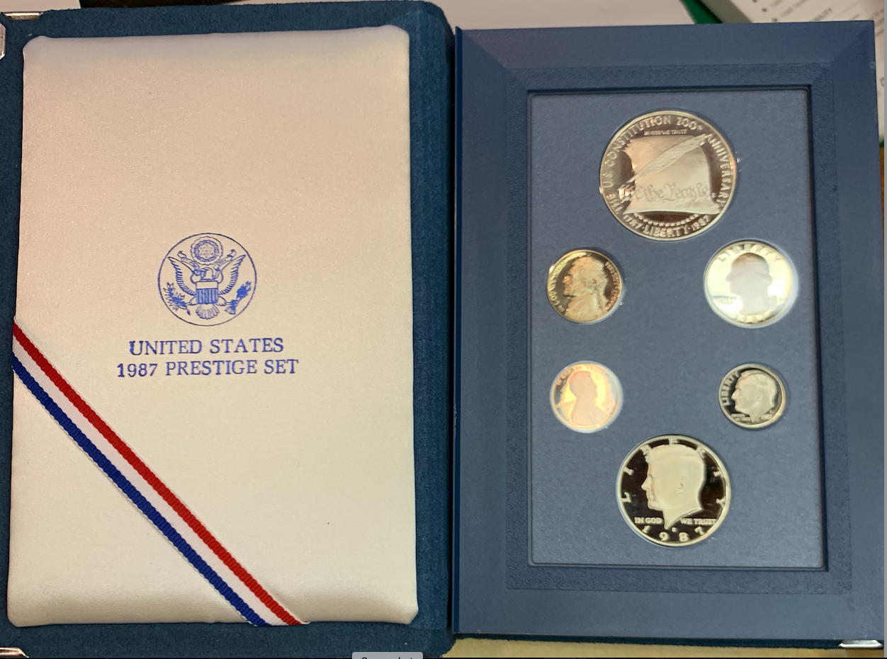 1987 United States Constitution Prestige Set - Certified Authentic Proof Coins