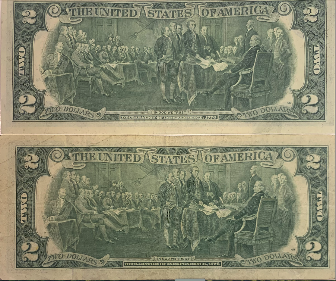 1976 $2 Federal Reserve Note - Signed by Neff and Simon, Dallas Series