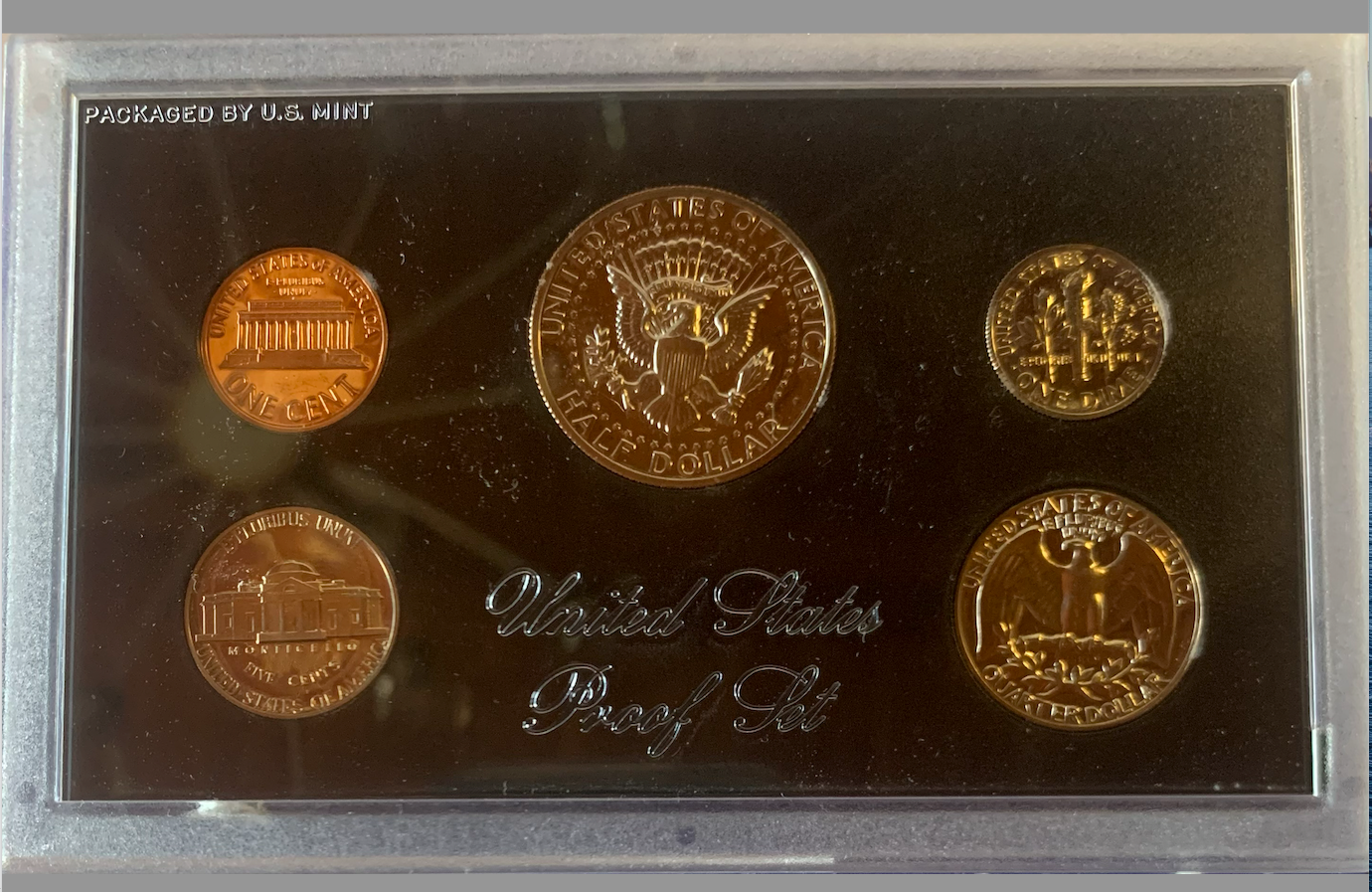 1971-S U.S. Mint Proof Set - 5 Coins in Original Packaging