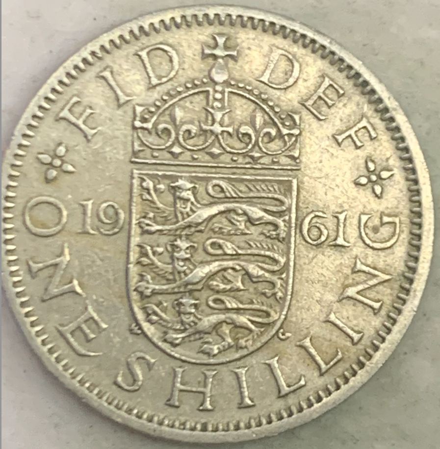 Rare United Kingdom 1 Shilling Coin