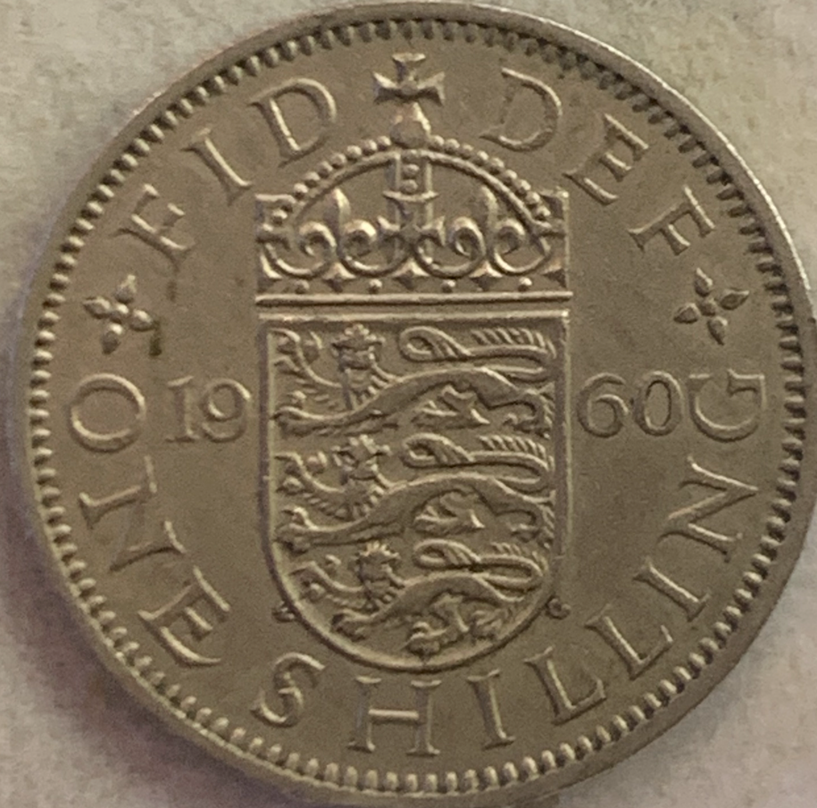 Rare United Kingdom 1 Shilling Coin