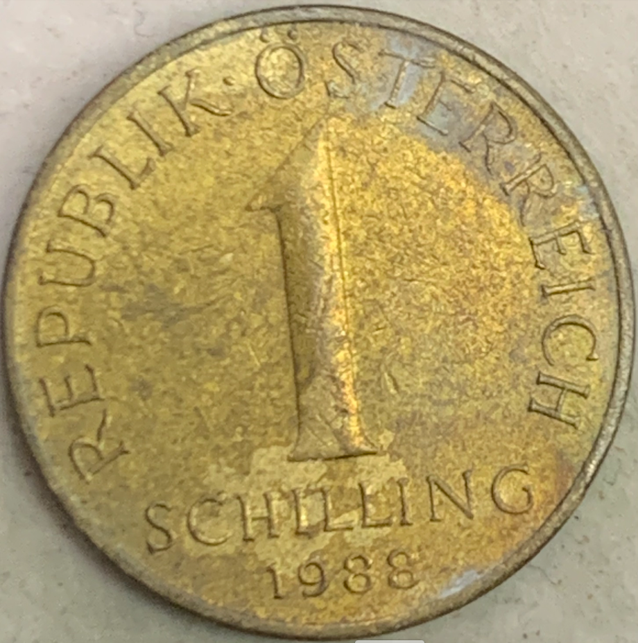 Rare Austria 1 Schilling Coin (1959-2001) - Second Republic Era