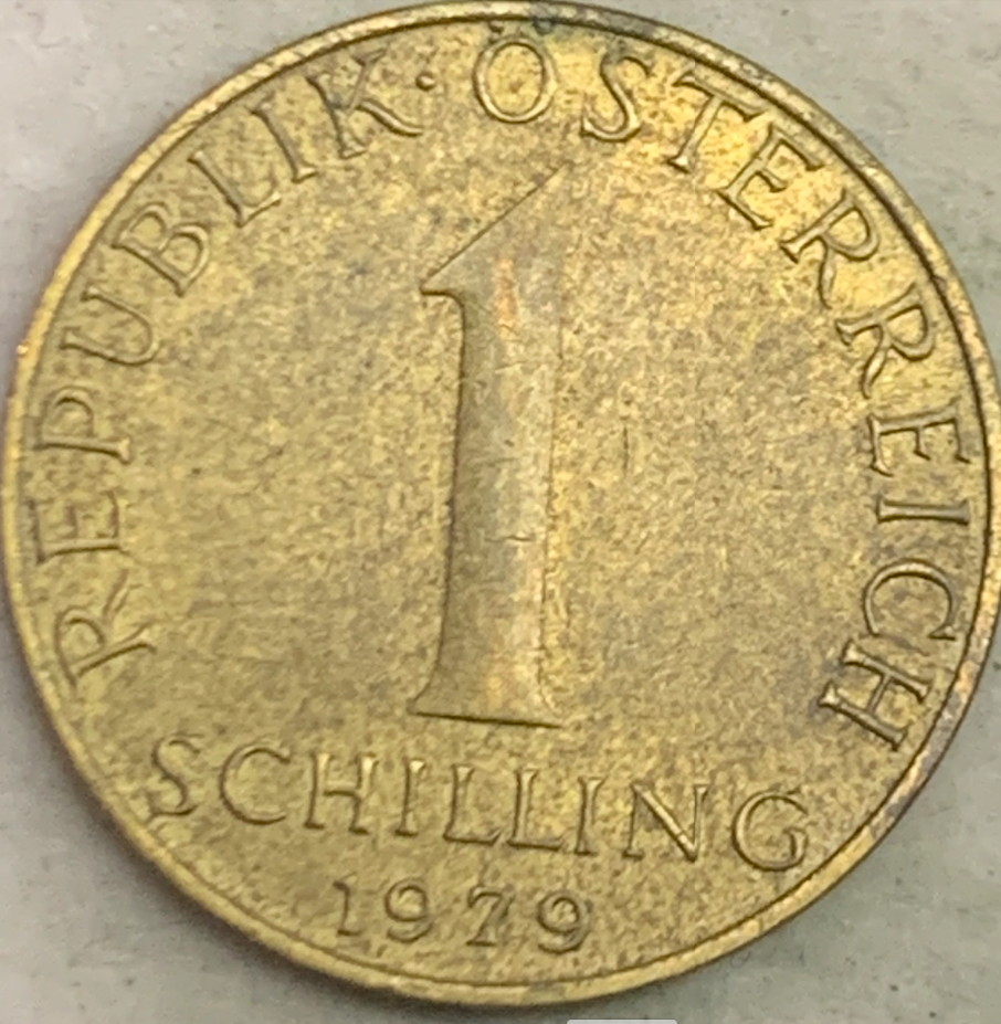 Rare Austria 1 Schilling Coin (1959-2001) - Second Republic Era