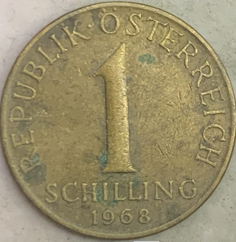 Rare Austria 1 Schilling Coin (1959-2001) - Second Republic Era