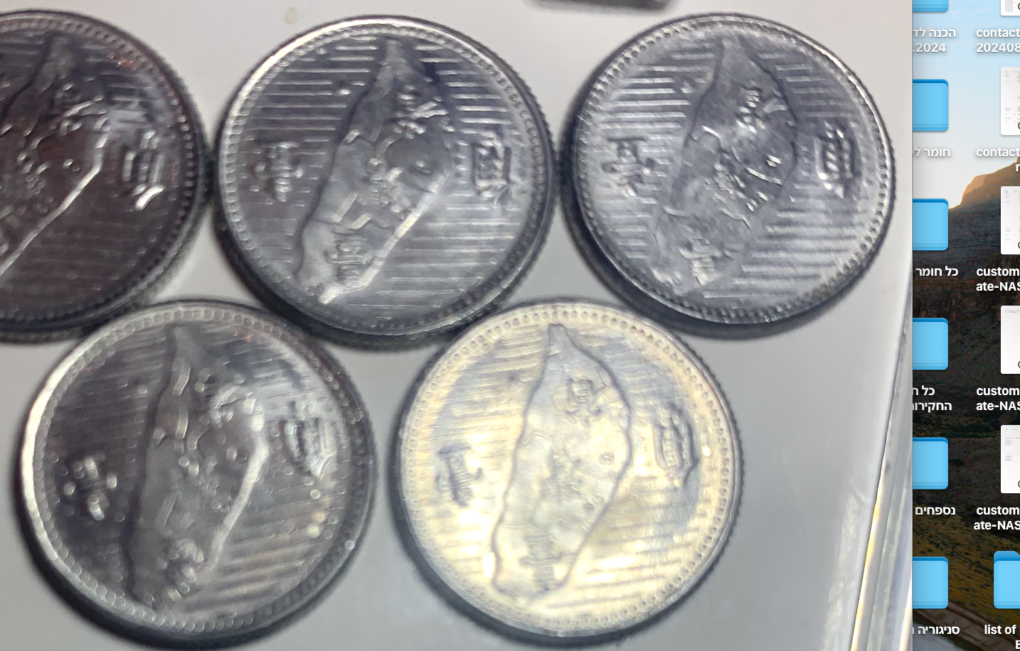 Rare 1955 Taiwan 1 Jiao Coins – Lightweight Aluminium, 5-Piece Set