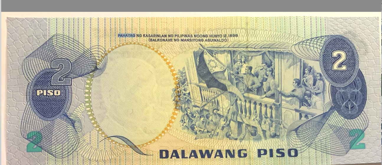 Vintage Philippine 2 Piso Banknote (1973-1978) – Seal Type 2, Rare Collector’s Gem