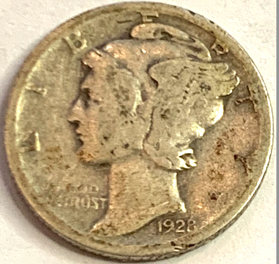 Rare 1928 Mercury Dime – San Francisco Mint, Only 7.4 Million Minted!