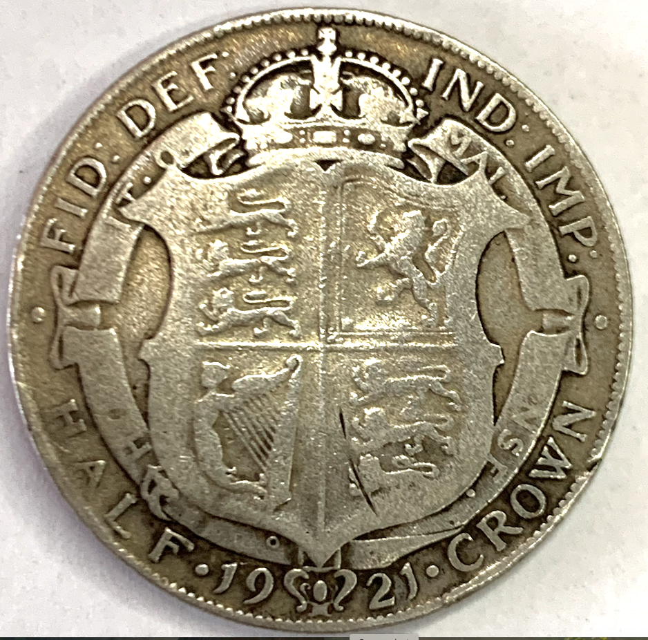 Sought-After 1921 Half Crown – Rare George V Era Circulation Coin