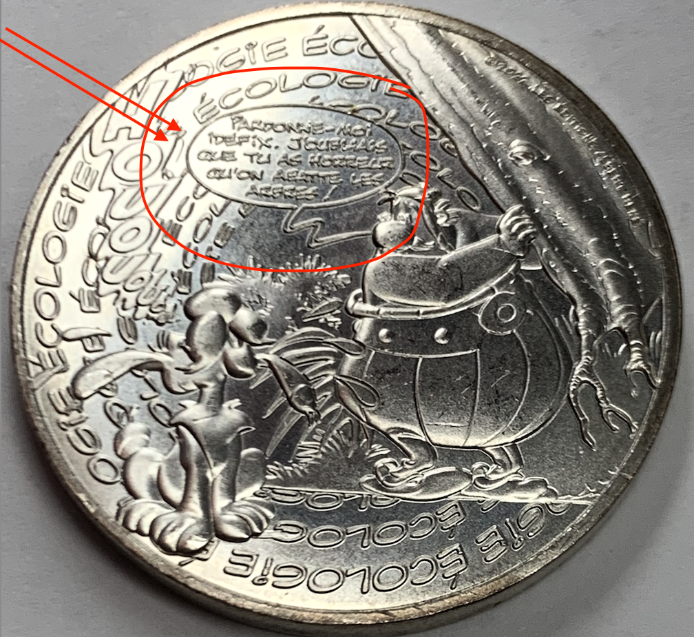 Rare 2022 Astérix Ecology 10 Euro Coin – Limited to Only 75,000 BU!”